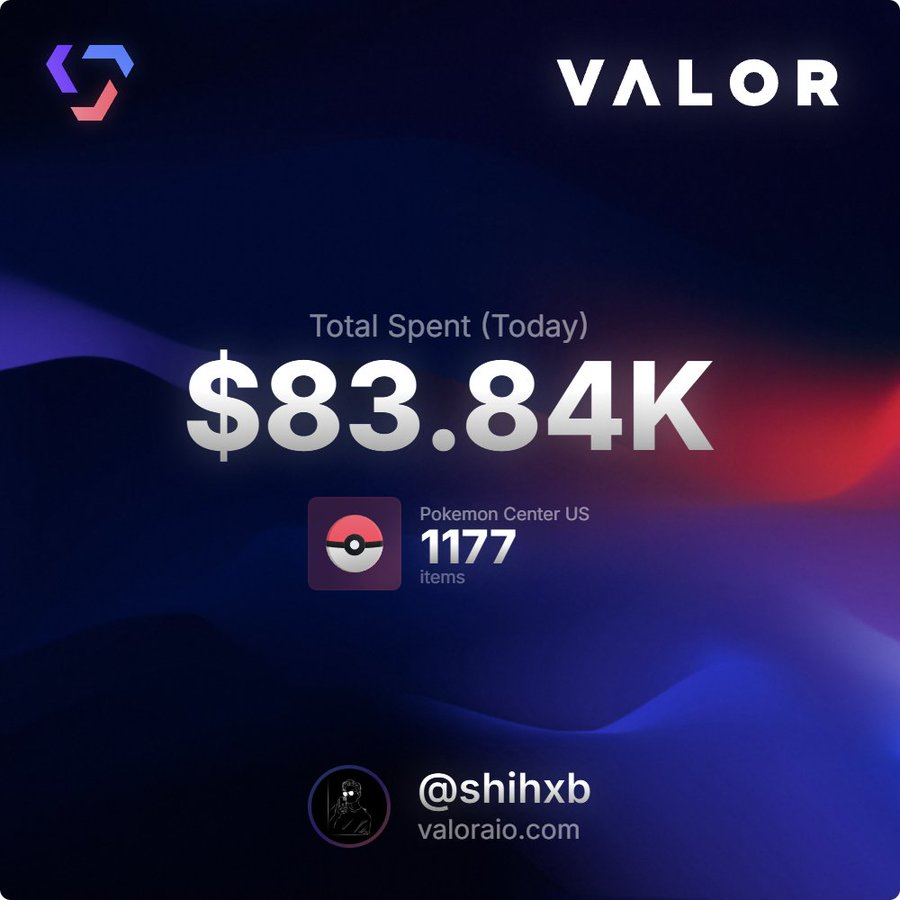 Valor community checkout proof